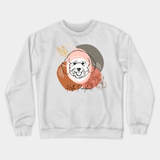 Poodle | Happy Fall, y'all! | It's sweater weather! | Hello Pumpkin! Crewneck Sweatshirt